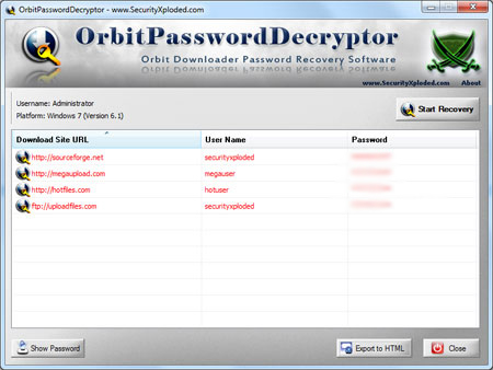 password decryptor download